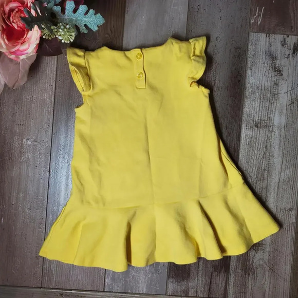 The Children's Place Gymboree Girls Embroidered Bunny Peplum Spring Dress 18-24m - Picture 11 of 12